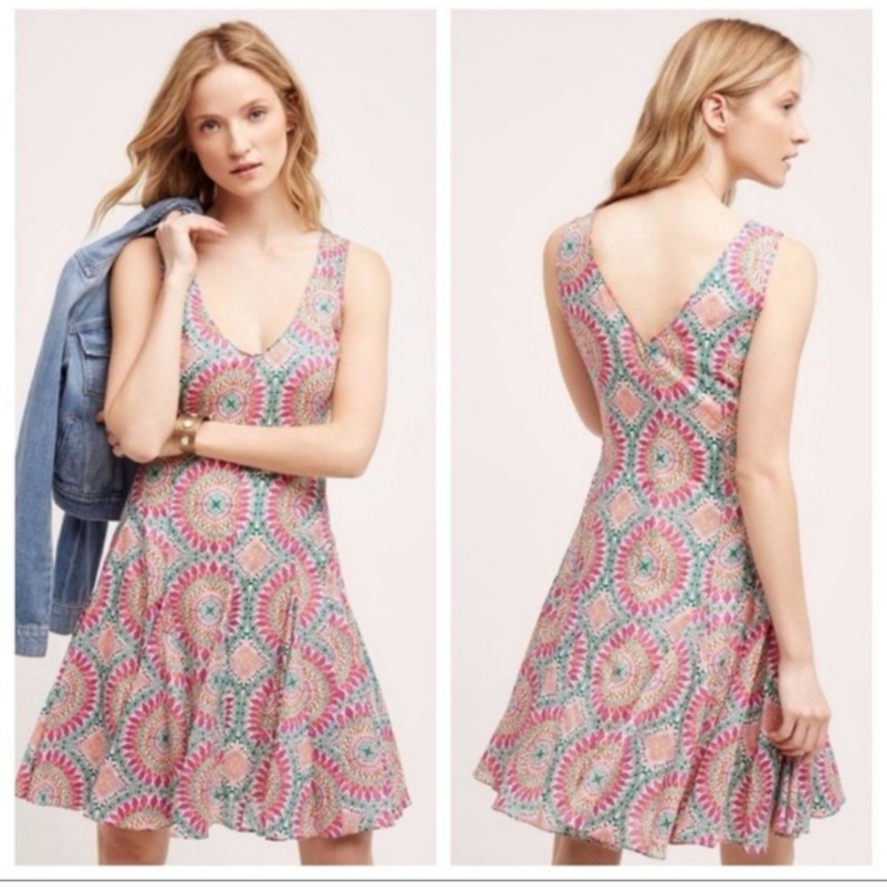 HD in Paris Pleated Sundress, Size 2